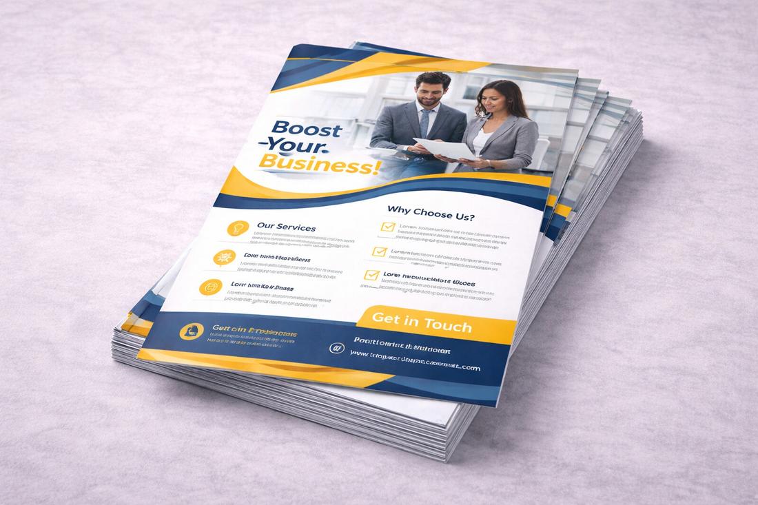 Digital flyer printing from Print Hut