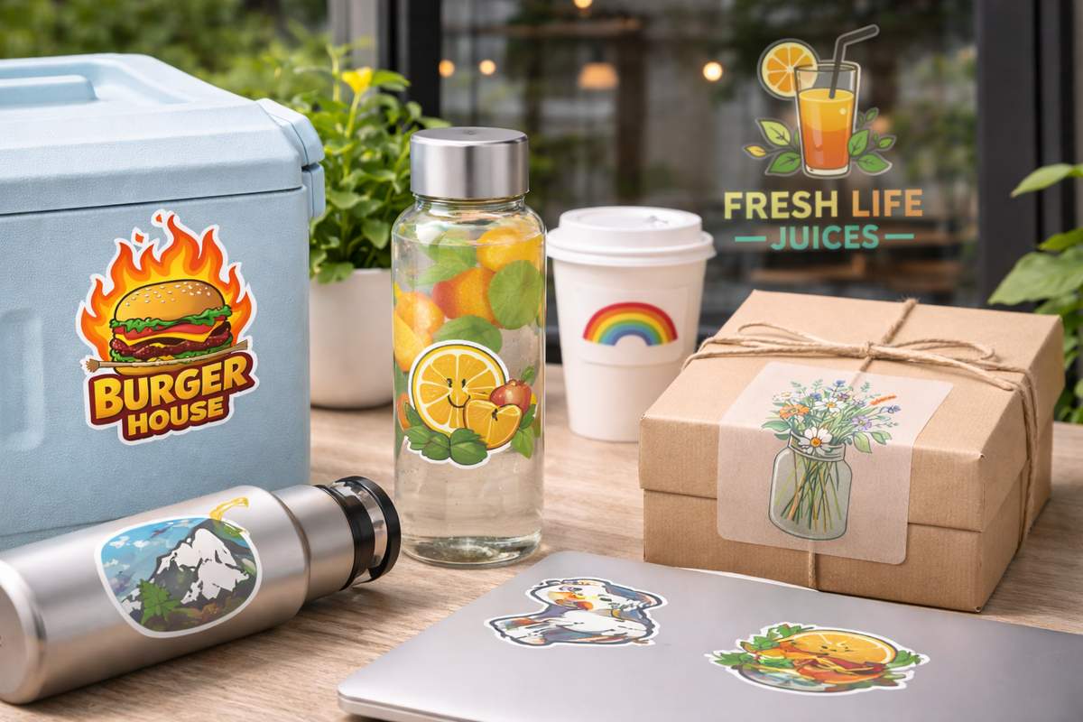 Vinyl sticker printing from Print Hut